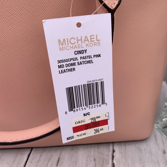 NWT MICHAEL KORS CINDY SATCHEL - Picture 5 of 8